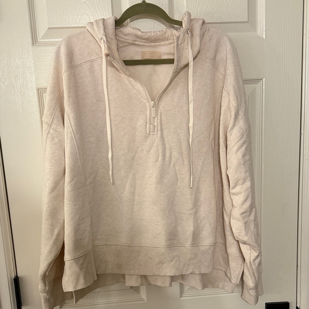 Nuuds Women's Cream Hoodie Top